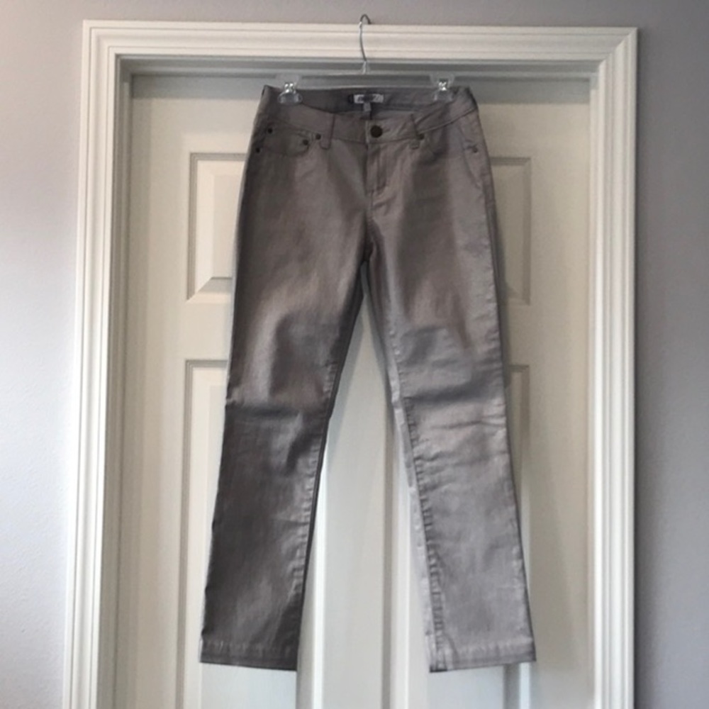 Jennifer Lopez Jeans Gray Silver